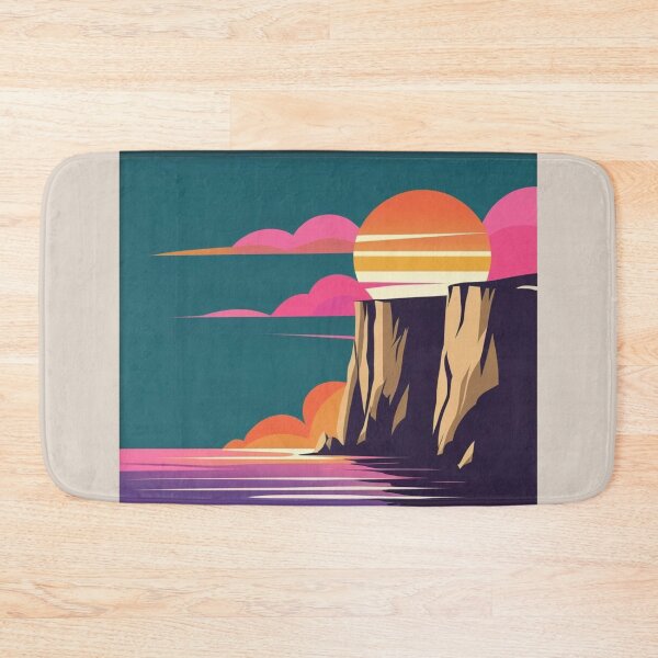 Item preview, Cliffside Sunset designed and sold by Those Stickers.