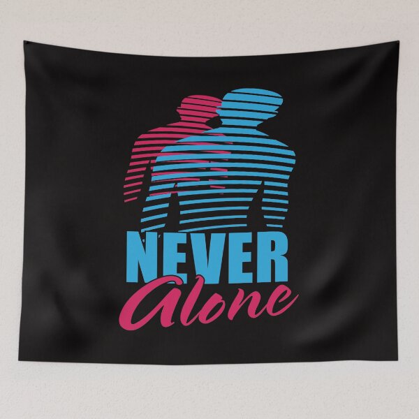 Item preview, Never Alone designed and sold by bumperbay.