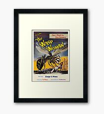 Zaago presents: The Wasp Woman Framed Print