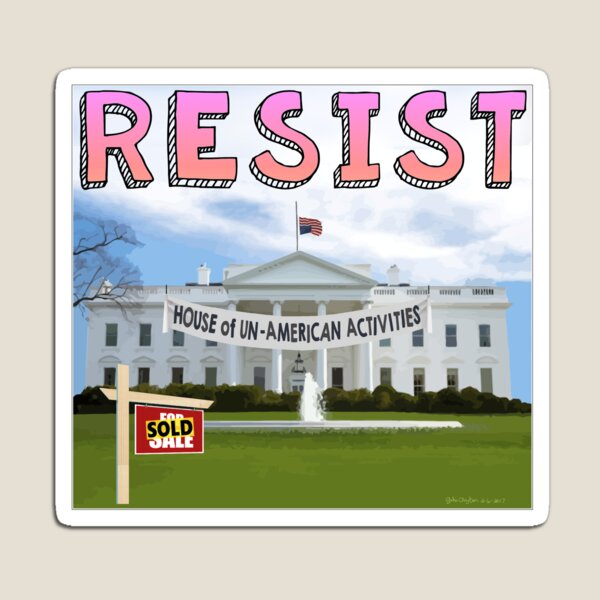 Item preview, House of Un-American Activities and RESIST by Gabi Clayton, 06-01-2025 designed and sold by GabiClayton.