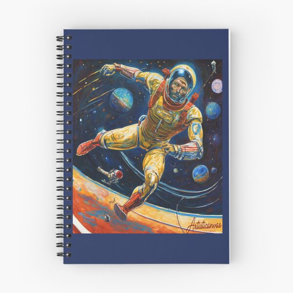 Item preview, "Cyborg Athlete: Cosmic Dive in Suspended Arena" designed and sold by Artisticanvas.