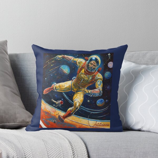 Item preview, "Cyborg Athlete: Cosmic Dive in Suspended Arena" designed and sold by Artisticanvas.