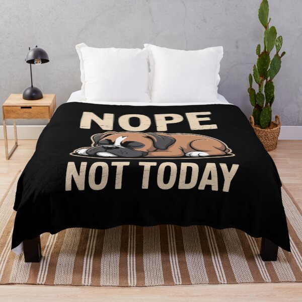 Item preview, Lazy Boxer Nop Not Today Funny Boxer Dog Lovers designed and sold by MAKOPOKOShop.