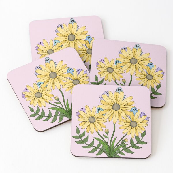 Artikelvorschau, Geister und Blumen entworfen und verkauft von WrensDgtDesigns.