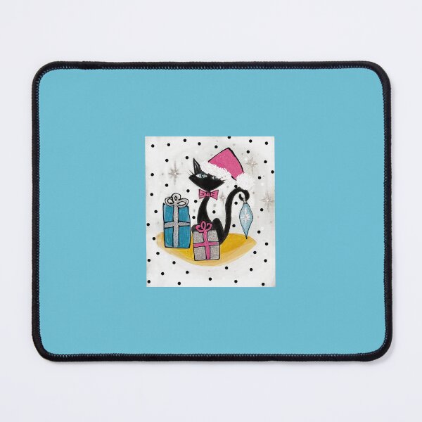 Item preview, Mid Century Modern Christmas Cat #1 designed and sold by ChristiaJ.