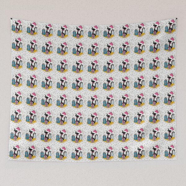 Item preview, Mid Century Modern Christmas Cat #1 designed and sold by ChristiaJ.
