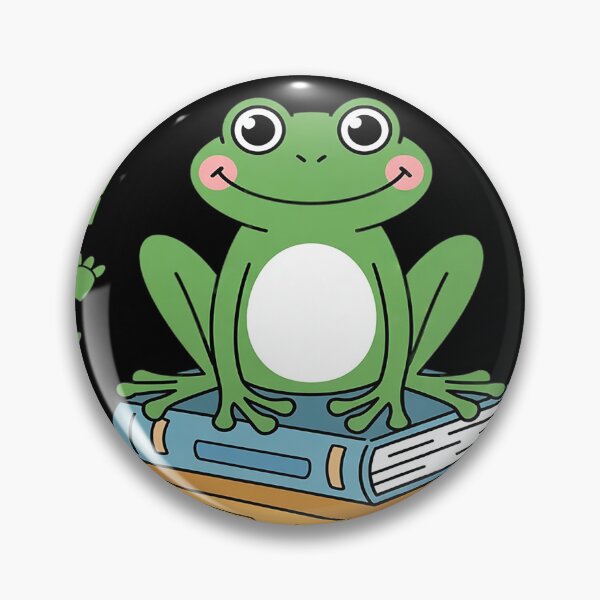 Item preview, Leap Into Reading Book Reading Frog designed and sold by MAKOPOKOShop.