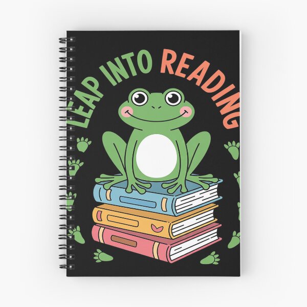 Item preview, Leap Into Reading Book Reading Frog designed and sold by MAKOPOKOShop.