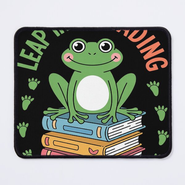 Item preview, Leap Into Reading Book Reading Frog designed and sold by MAKOPOKOShop.
