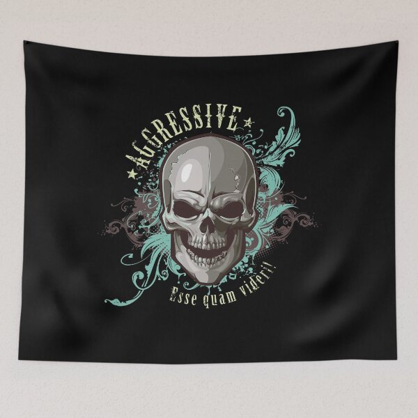 Item preview, Aggressive Skull designed and sold by overstyle.