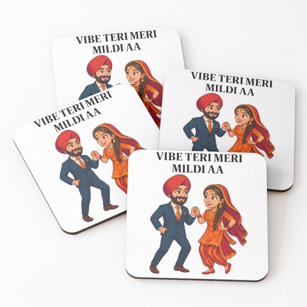 Item preview, Vibe Teri Meri Mildi Aa | Punjabi Funny | Couple Goal | Diljit Dosanjh designed and sold by Cheejan.