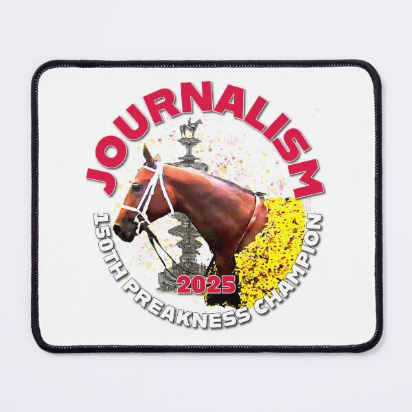 Item preview, 150th Preakness Winner, Journalism horse racing design designed and sold by Ginny Luttrell.
