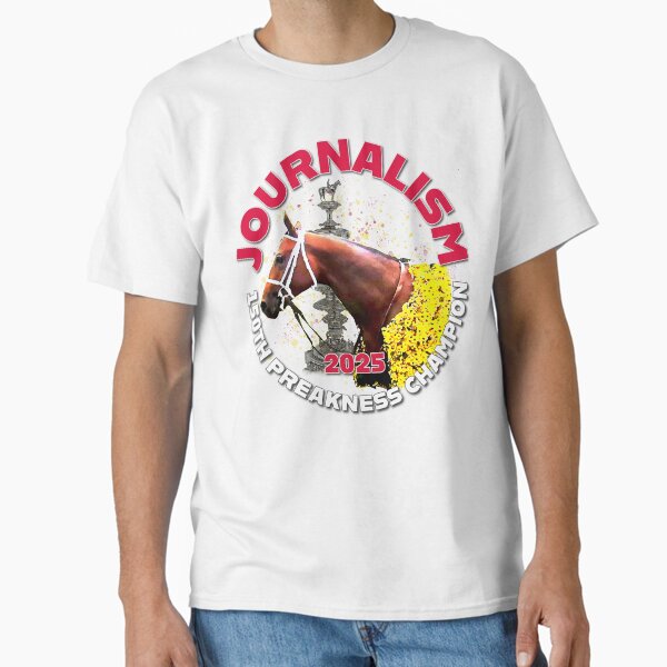Item preview, 150th Preakness Winner, Journalism horse racing design designed and sold by Ginny Luttrell.