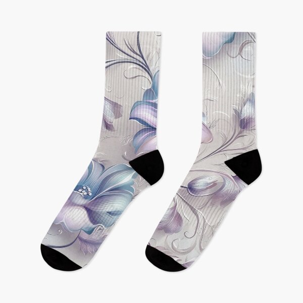 Item preview, Elegant Pastel Floral Pattern with 3D Embossed Effect designed and sold by PaintbrushPlace.