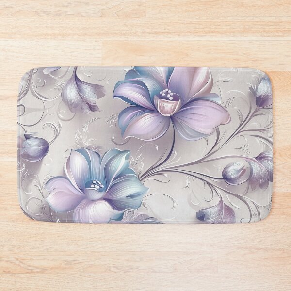 Item preview, Elegant Pastel Floral Pattern with 3D Embossed Effect designed and sold by PaintbrushPlace.