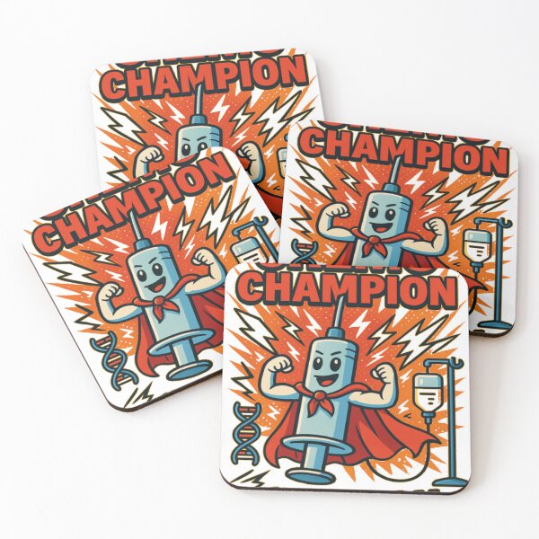 Item preview, Chemo Champion Syringe Hero Artwork designed and sold by kylester141.
