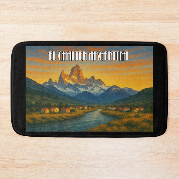 Item preview, el chalten argentina travel trekking  designed and sold by Blck-Acid-Devil.