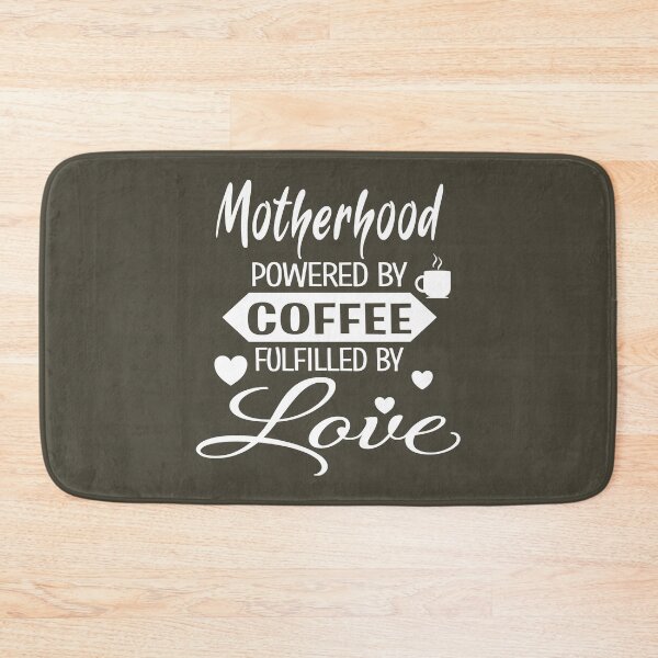 Item preview, Motherhood: Powered by Coffee, Fulfilled by Love – Hand-Lettered Typography Design designed and sold by tisforudesign.