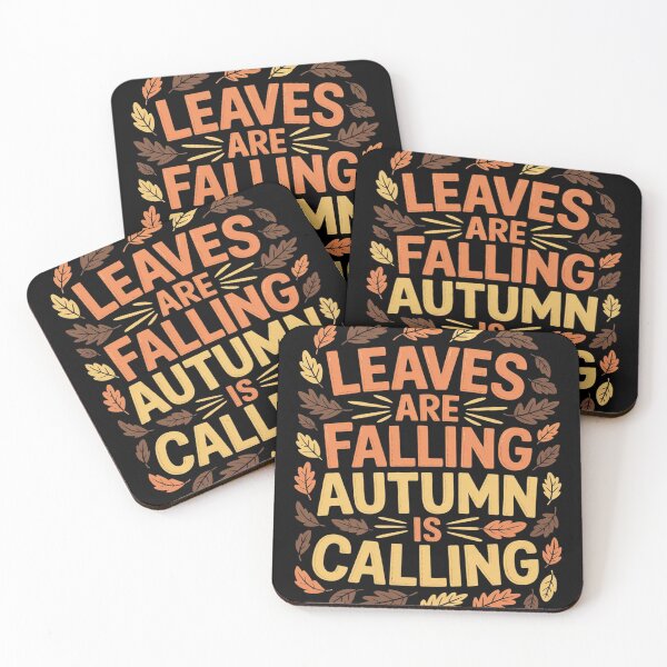 Item preview, Leaves Are Falling Autumn Is Calling designed and sold by MAKOPOKOShop.