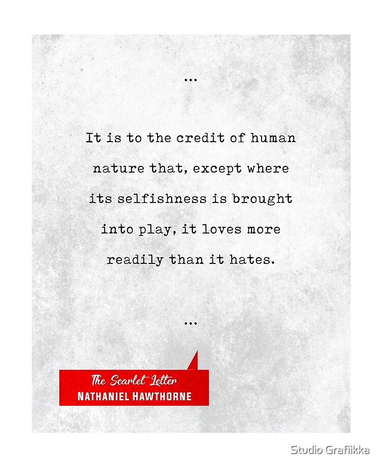 Nathaniel Hawthorne Quotes - The Scarlet Letter - Literary Quotes - Book Lover Gifts" Ipad Case & Skin By Shrijit | Redbubble