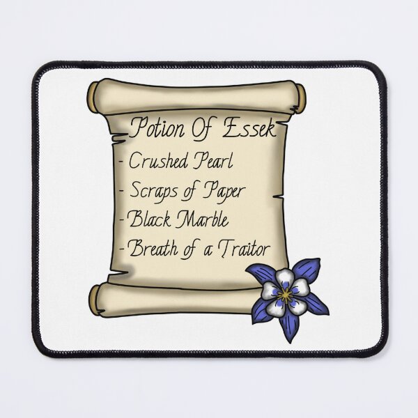 Item preview, Essek Potion Ingredient List designed and sold by LunarAshes.