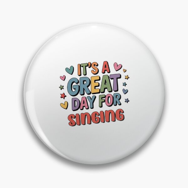 Item preview, It's a Great Day for Singing - Funny Singing Lover designed and sold by Watsonarts.