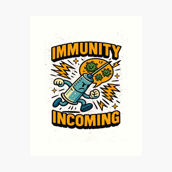 Item preview, Immunity Incoming Syringe Hero Art designed and sold by kylester141.