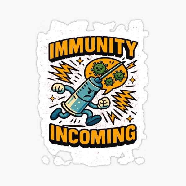Item preview, Immunity Incoming Syringe Hero Art designed and sold by kylester141.