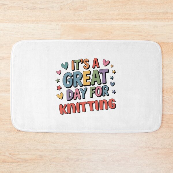 Item preview, It's a Great Day for Knitting - Funny Knitting Lover designed and sold by Watsonarts.