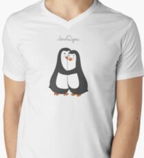 Penguins in love Men's V-Neck T-Shirt