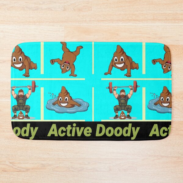 Item preview, "Active Doody" – The Fitness Poop Emoji You Never Knew You Needed designed and sold by BloodSweatNTers.
