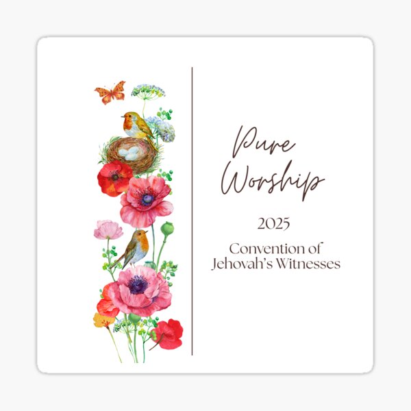 Item preview, Pure Worship Red Poppies with Birds designed and sold by GiftableGems.