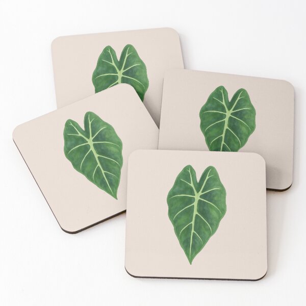 Item preview, Alocasia Frydek – Watercolor Velvet Leaf designed and sold by Planthem.