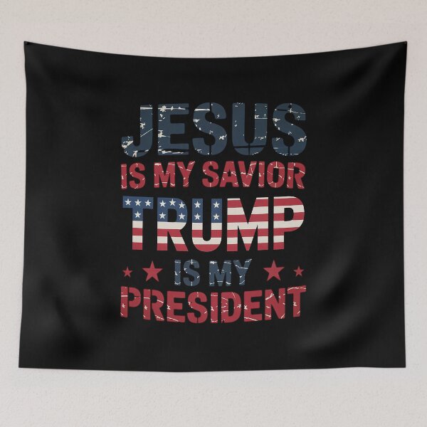 Item preview, Jesus is my savior TRUMP is my president, Trump 2024 designed and sold by Nekusa.