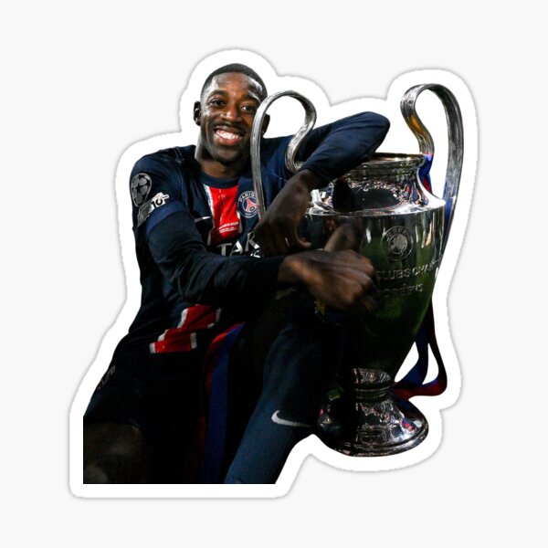 Item preview, Ousmane Dembélé PSG 24/25 designed and sold by MadeinAugust13.
