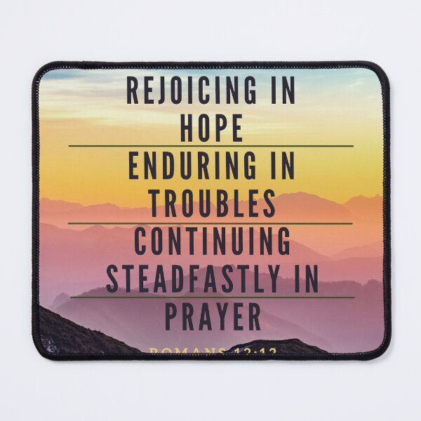 Item preview, Bible Verse | Rejoicing In Hope – Romans 12:12 designed and sold by allaboutSticker.