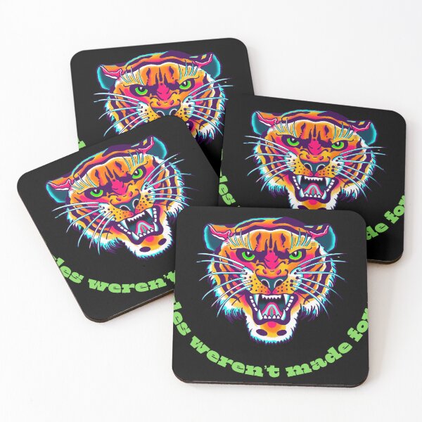 Item preview, Tigre arcoiris designed and sold by WrappedPlastic.