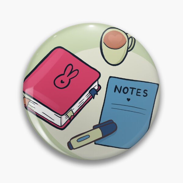 Item preview, Cozy Study Vibes – Cute Book, Notes and Coffee Aesthetic Design designed and sold by Tattyarts.
