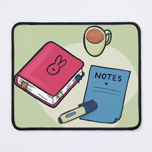 Item preview, Cozy Study Vibes – Cute Book, Notes and Coffee Aesthetic Design designed and sold by Tattyarts.