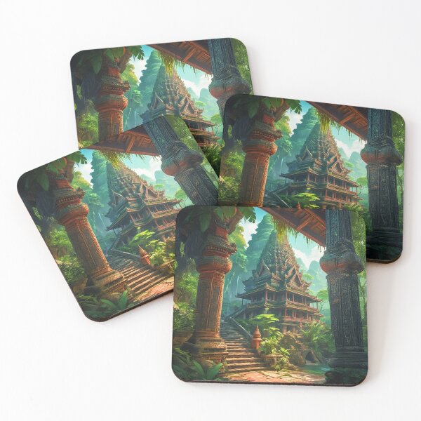 Item preview, Lost Temple in the Jungle designed and sold by AlexSuiArt.