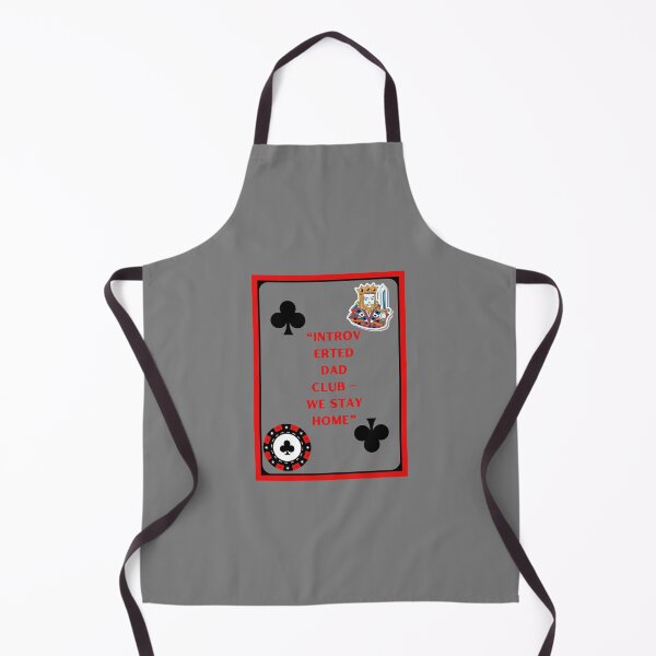 Item preview, Introverted Dad Club – We Stay Home | King of Clubs Poker Dad Design designed and sold by Pamthedesigner.