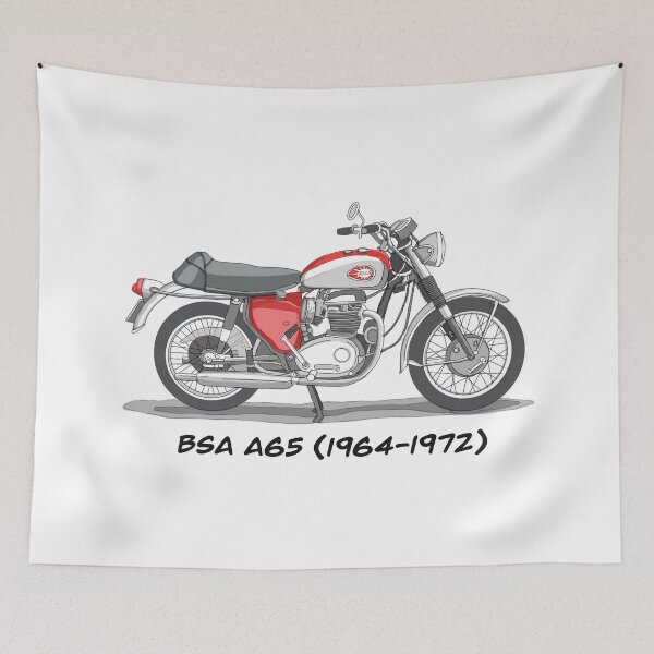 Item preview, Sketching Vintage Motorcycle BSA A65 designed and sold by GaalArt.