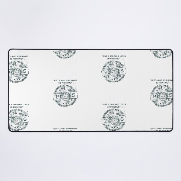 Item preview, Just a Dad Who Loves 3D Printing | Grunge Paris Stamp Maker Design designed and sold by Pamthedesigner.