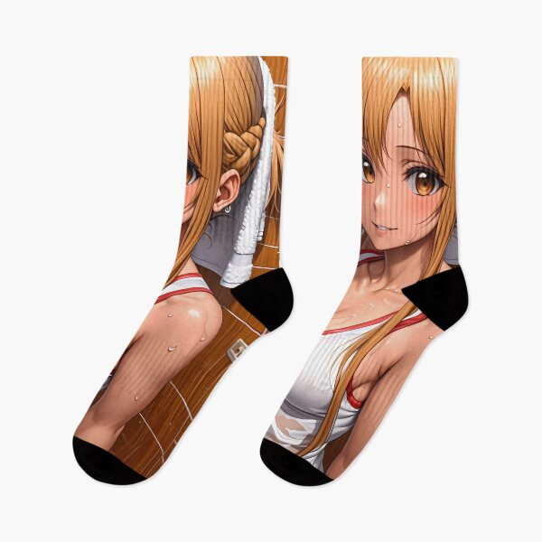 Item preview, Asuna Sword Art Online Anime Locker Room Wet Tank Top Scene Glow designed and sold by bolleykoldl.