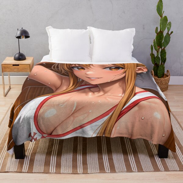 Item preview, Asuna Sword Art Online Anime Locker Room Wet Tank Top Scene Glow designed and sold by bolleykoldl.