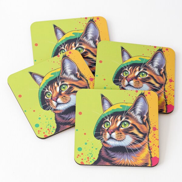Item preview, Cool Cat Pop Art designed and sold by DelynCreates.