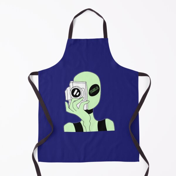 Item preview, Alien Says Smile – Cute Space Camera Design designed and sold by SABEDIT.