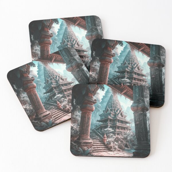 Item preview, Lost Temple in the Jungle designed and sold by AlexSuiArt.