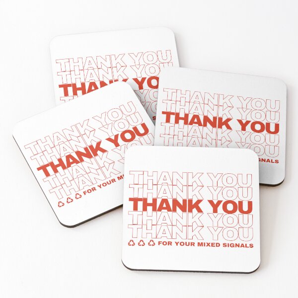 Item preview, Thank You for Your Mixed Signals – Funny Dating Design, Red Flag Meme, Delulu Era Energy designed and sold by Honominu.