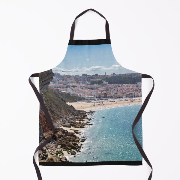 Item preview, Cliffs and City of Nazaré Portugal designed and sold by PsychoAlien.com.